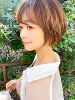 クラン(clan)&nbsp;前下がりボブ/モテ髪カタログ/小顔に見せるヘア/前髪カット