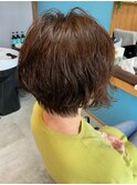 ふんわりカール×ショートスタイル