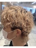 【Lee大阪店】ウルフ クセ毛風 無造作パーマ /新出奈津樹