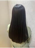 黒髪ストレート