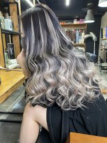 ラピス 名古屋本店(Lapis)&nbsp;バレイヤージュ風エクステ