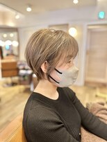 スニップ(Snip) 30代/40代/50代大人可愛いハイライト丸みショート