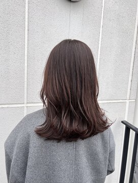 ロカ 表参道(loka) ブラウンカラー/ミディアムヘア[表参道/ブリーチ/ハイライト]Mai