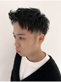 クセを活かした束感ショート