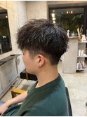 夏のツイストパーマ
