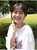 ショートカット/髪質改善縮毛矯正白髪ぼかしレイヤーカラーボブ
