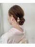 訪問着着付け＋ヘアセット＋メイク￥17,000