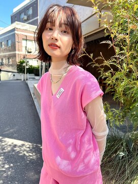 レニーバイエース(LANY by ACE) 【LANY横浜】ゆるめパーマ×チェリーブラウン
