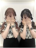 編み込みツインテール☆