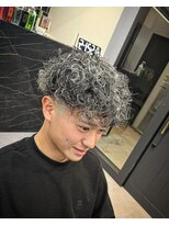 メンズ ラピス 横浜店(Men’sLapis)&nbsp;ホワイトメッシュ×スペインカール