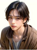 色気を醸すセンターパート○20代30代40代○
