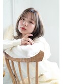 大人可愛い20代30代40代小顔ウルフレイヤーボブ丸みショートボブ