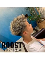 ルースト 渋谷店(ROOST)&nbsp;ミルクティーベージュジェットモヒカン