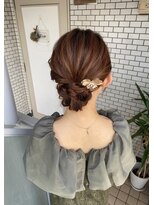 フェリーチェ(Felice)&nbsp;アップヘア　シニヨン　参列ヘア　二次会ヘア