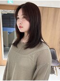 "久保田"ブリーチなしダブルカラーピンクラベンダーレイヤー