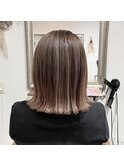 バレイヤージュボブ
