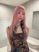 ペレ 梅田(PELE)&nbsp;前髪/アンブレラカラー/こなれミディ/イメチェン/ウェーブパーマ