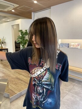 ウタリ(utari) お洒落アンブレラカラー【難波 桜川/ケアブリーチ】