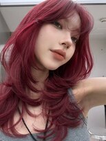 レディアル 渋谷(REDEAL)&nbsp;ワンホンヘア/韓国ヘア/ウルフ/前髪[レイヤーカット/渋谷]