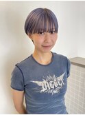 ハイトーン　パープルカラー　寒色カラー