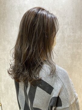 フィゼル あべのルシアス店(Aujua fizelle) 透明感ハイライトカラー