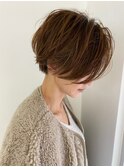 立体感大人ショートヘア×魅力倍増カール