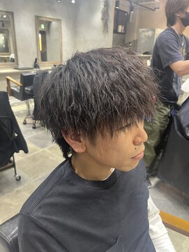 シャビ 津田沼(Shabbi) マッシュ×ツイストパーマ