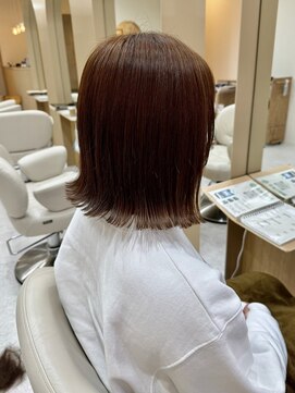 ラヴィズム 新潟西区小新(LUVISM) ボブ/ミディアム/ミニボブ/ショート/切りっぱなし新潟西区　小新