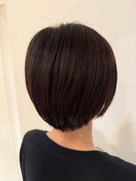 エヌアンドエー 春日部東口店(hair shop N&A)&nbsp;大人ショートボブ×うる艶髪質改善トリートメント ブラウン