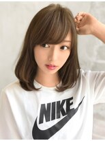 レイリー 原宿 表参道(Rayreee)&nbsp;【F】透明感たっぷりグレージュカラー似合わせ小顔前髪