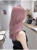 着物/フェミニンロング/似合わせカット/ウェーブミディアム/渋谷