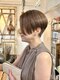 プライベートサロン キッテ(private salon kitte.)の写真/【かっこいい大人ショート】シルエットやまとまりやすさ、扱いやすさにこだわったショートスタイル◎