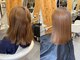 クペウエミュー(cope'u emu)の写真/ダメージを極限まで抑え、やわらかい質感が叶う酸性ストレートは自然な地毛風の仕上がりに♪