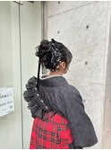 ボブからふわふわ高めアップヘア★