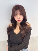 韓国風暗髪チョコレートブラウン♪