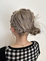 ウィズ(WITH)&nbsp;編み込みサイドお団子♪