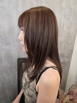 スマイロンナイロン ヘアー(smile on nylon hair)&nbsp;ロングレイヤーピンクベージュ