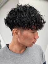 ジーニー 新百合ヶ丘(Genie)&nbsp;フェザーパーマサーフカール刈り上げセンターパート