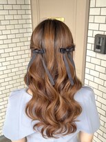 ソノ(sono)&nbsp;ハーフツイン リボンアレンジ 参列ヘア デートヘア 推し活ヘア