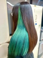 エターナルバイマティーナ(Eternal by MATINA)&nbsp;【ターコイズグリーン/セクションカラー】池袋美容室