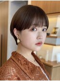 コンパクトショートカット丸みショートくびれショートボブ表参道