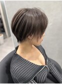シャギーミニボブレイヤーバズカットレイヤーショート小顔ヘア