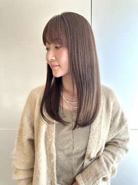 リノア 鵠沼海岸(LINOA) 大人ガーリー/ダークアッシュ/似合わせカット