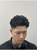 スキンフェードパーマ