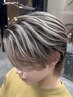 【ブリーチ2回】ハイトーンメンズバレイヤージュ＋カット￥18500