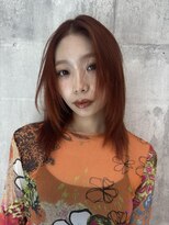 ワンズオゼ 渋谷(ONE's oze) ハイトーン/ダブルカラー/大人ガーリー/ダークアッシュ/似合わせ