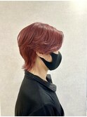 ブリーチで垢抜けピンクウルフ