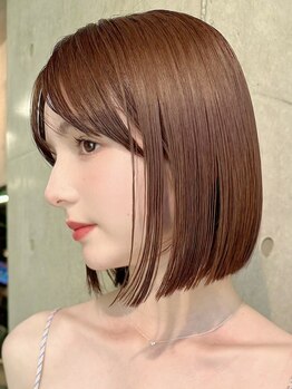 半個室・髪質改善サロンPIS堀江 【ボブ/レイヤー/縮毛矯正】【9月9日 NEWOPEN(予定)】の写真/【全席半個室】騒がしい美容室が苦手な方へ。大人女性の髪悩みに寄り添う上質なプライベートサロンが誕生