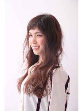 エスアンドエフ美容室 松富店(S&F) 柔らかロングカール