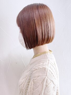 アイティーバイアルバム 藤沢店(IT by ALBUM) 秋色くすみベージュワンレン_ba325361